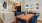a kitchen with a dining table
